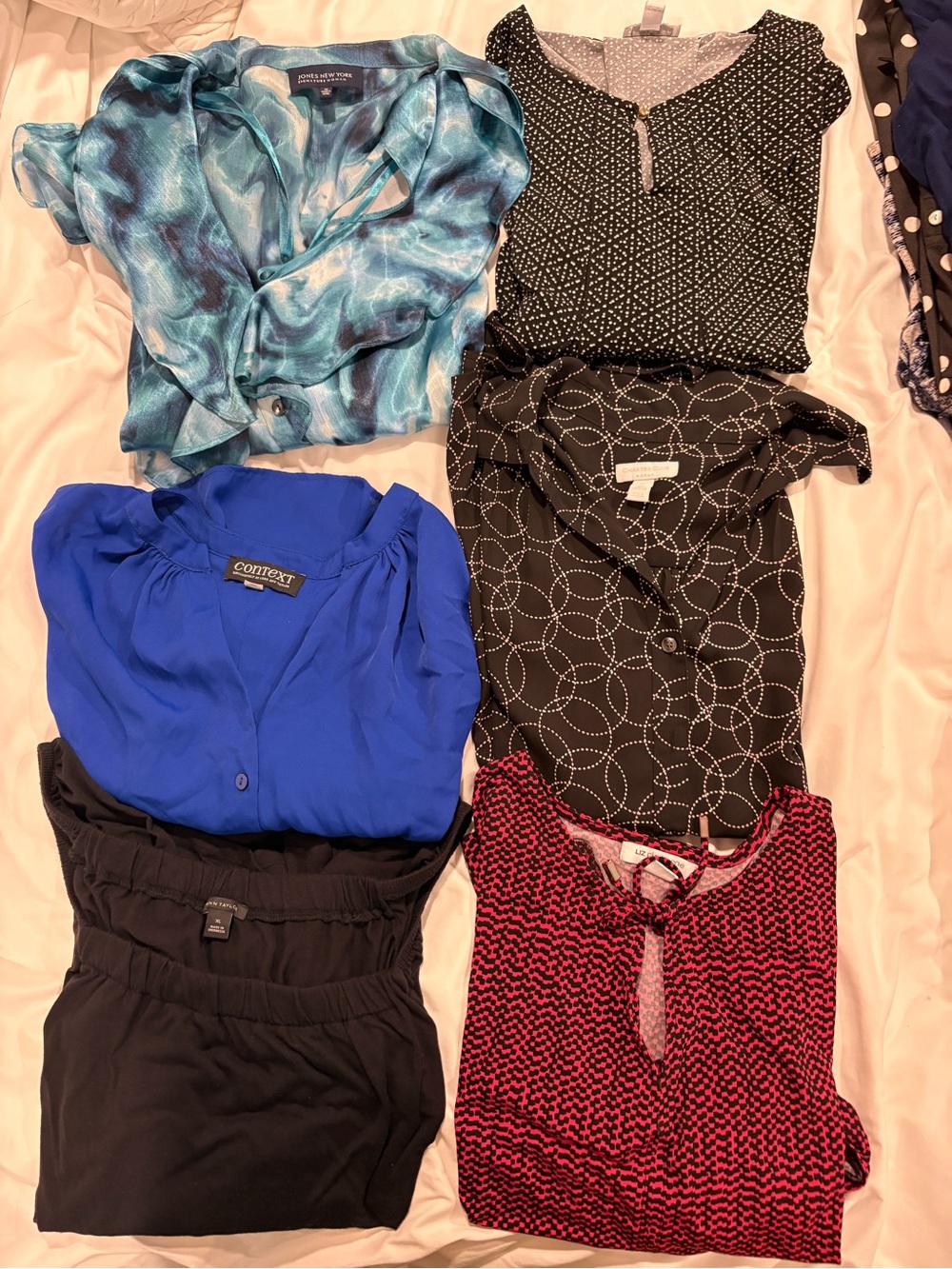 Lot of 6 Gently Used Women’s Blouses 1X